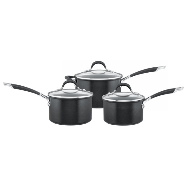Circulon Momentum 3 Piece Hard Anodised Aluminium induction Non Stick